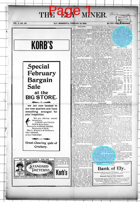 Page thumbnail for The Ely Miner