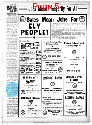 Page thumbnail for The Ely Miner
