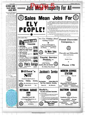Page thumbnail for The Ely Miner