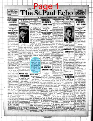 Page thumbnail for The St. Paul Echo