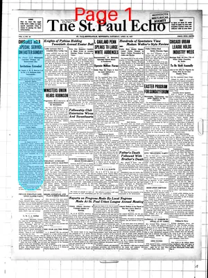 Page thumbnail for The St. Paul Echo