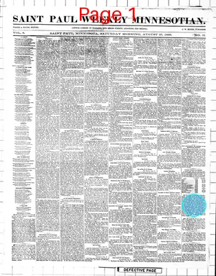 Page thumbnail for Saint Paul Weekly Minnesotian