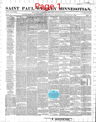 Page thumbnail for Saint Paul Weekly Minnesotian
