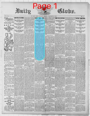 Page thumbnail for St. Paul Daily Globe