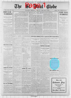 Page thumbnail for The Saint Paul Globe