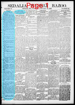 Page thumbnail for The Sedalia Weekly Bazoo