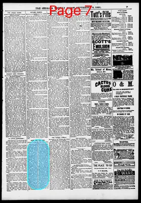 Page thumbnail for The Sedalia Weekly Bazoo