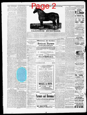 Page thumbnail for The Holt County Sentinel