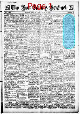 Page thumbnail for The Holt County Sentinel