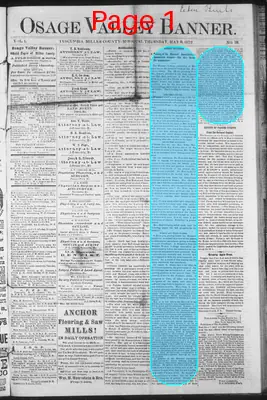 Page thumbnail for Osage Valley Banner