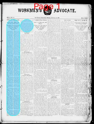 Page thumbnail for Workmen's Advocate