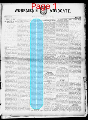 Page thumbnail for Workmen's Advocate