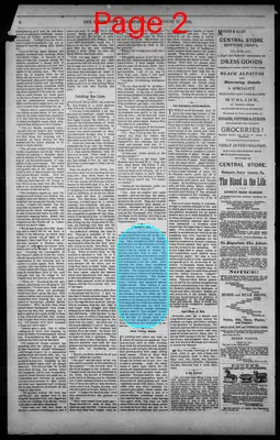 Page thumbnail for The New Bloomfield, Pa. Times