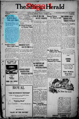 Page thumbnail for The Siftings Herald