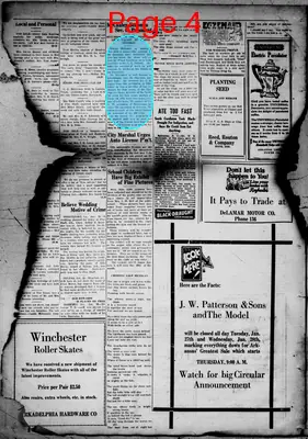 Page thumbnail for The Siftings Herald