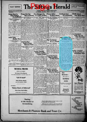 Page thumbnail for The Siftings Herald