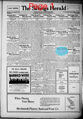 Page thumbnail for The Siftings Herald
