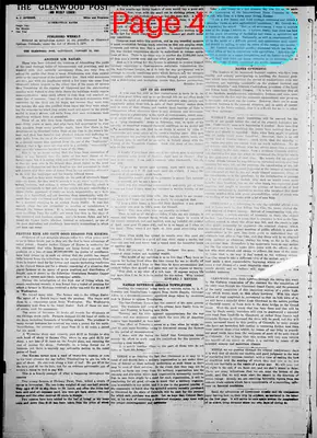 Page thumbnail for The Glenwood Post