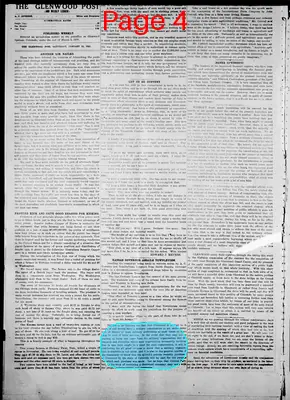 Page thumbnail for The Glenwood Post