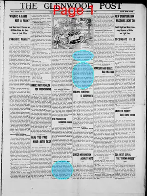 Page thumbnail for The Glenwood Post