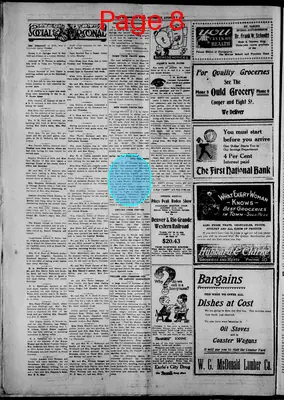 Page thumbnail for The Glenwood Post