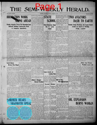 Page thumbnail for Semi Weekly Herald