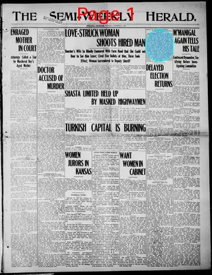 Page thumbnail for Semi Weekly Herald