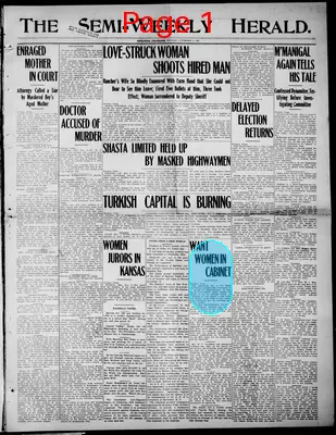 Page thumbnail for Semi Weekly Herald