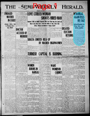 Page thumbnail for Semi Weekly Herald