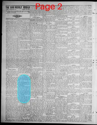 Page thumbnail for Semi Weekly Herald