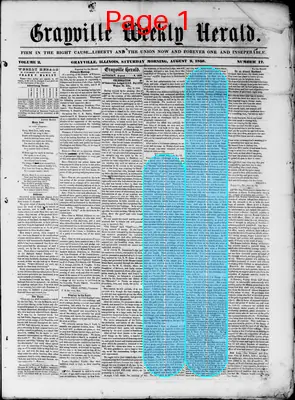 Page thumbnail for Grayville Weekly Herald