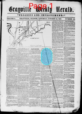 Page thumbnail for Grayville Weekly Herald