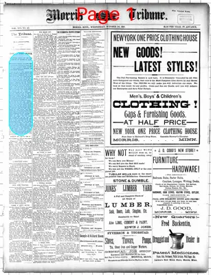 Page thumbnail for Morris Tribune