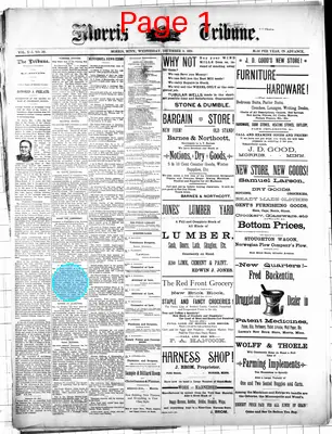 Page thumbnail for Morris Tribune