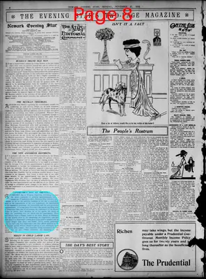 Page thumbnail for Newark Evening Star And Newark Advertiser