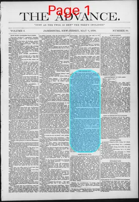 Page thumbnail for The Advance