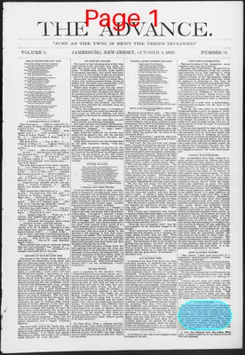 Page thumbnail for The Advance