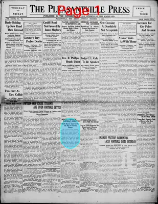 Page thumbnail for The Pleasantville Press