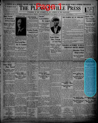 Page thumbnail for The Pleasantville Press