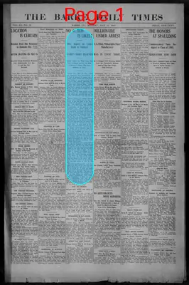Page thumbnail for The Barre Daily Times