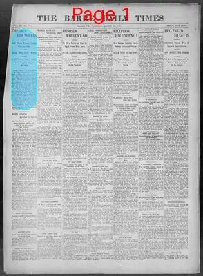 Page thumbnail for The Barre Daily Times