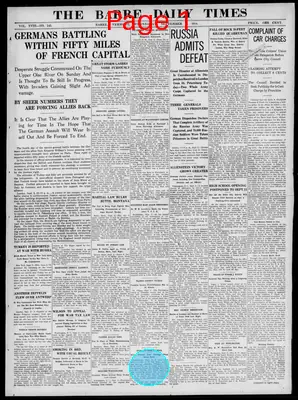 Page thumbnail for The Barre Daily Times