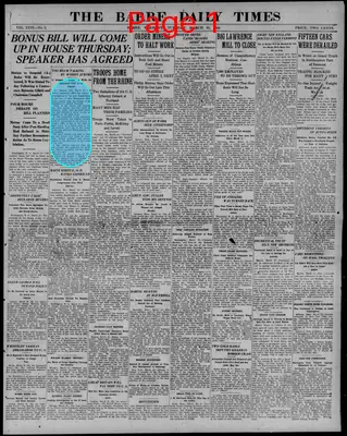 Page thumbnail for The Barre Daily Times