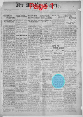 Page thumbnail for The Weekly Gazette
