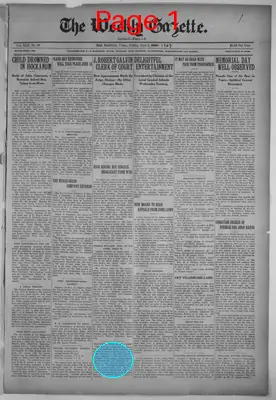Page thumbnail for The Weekly Gazette