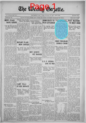 Page thumbnail for The Weekly Gazette