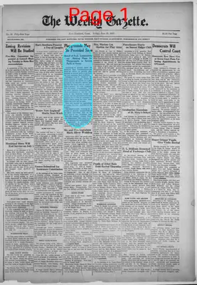 Page thumbnail for The Weekly Gazette