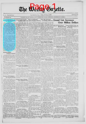 Page thumbnail for The Weekly Gazette
