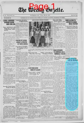 Page thumbnail for The Weekly Gazette