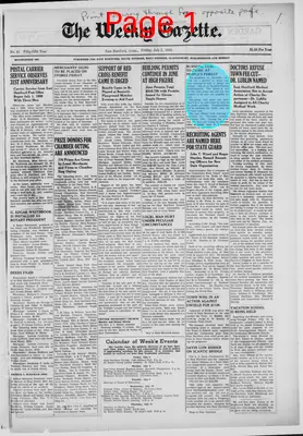 Page thumbnail for The Weekly Gazette